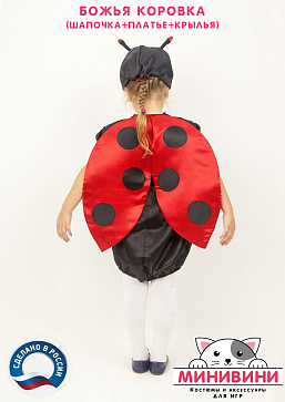 Божья коровка (шапочка + платье + крылья) – портал поставщиков НСППО - 4